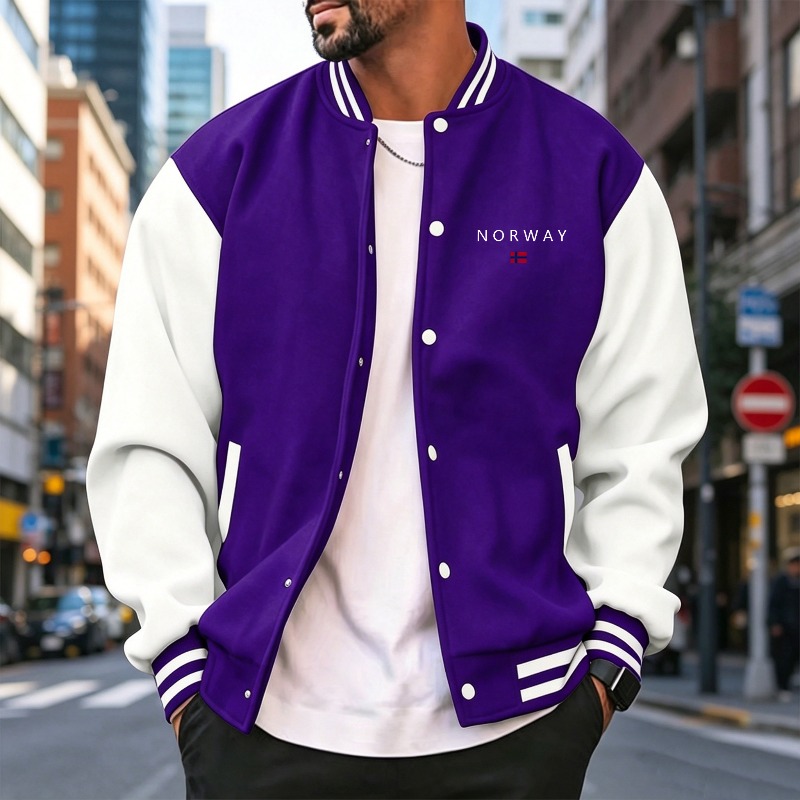 Blouson universitaire pour hom - Varsity Jacket Letterman avis et prix