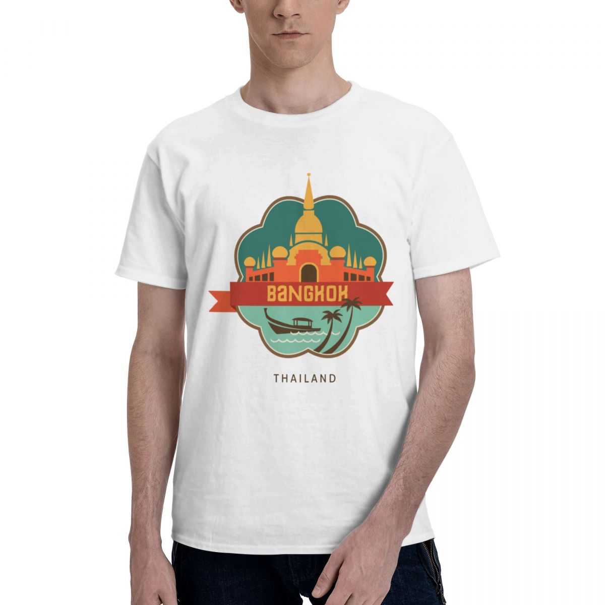 T-shirt unisexe Thailand BANGK - Mens Fashion Bangkok avis et prix